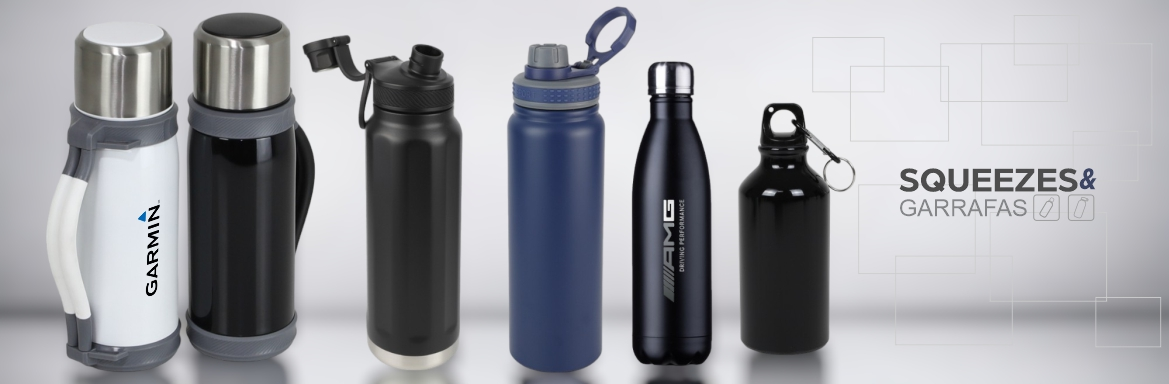 Squeezes e Garrafas