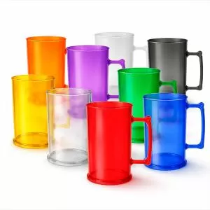 Caneca Personalizada | Dimensões (L x A x P): 6.3 x 11.0 x 6.6 | Peso = 53 g