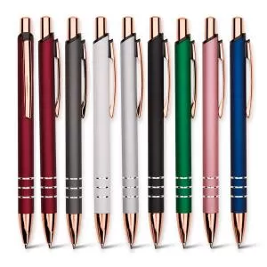 Caneta de Metal Personalizada | Dimensões (L x A x P): 1.5 x 14.2 x 1.2 | Peso = 16 g
