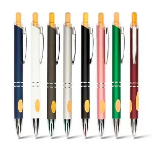 Caneta de Metal Personalizada | Dimensões (L x A x P): 1.5 x 14.2 x 1.2 | Peso = 20 g