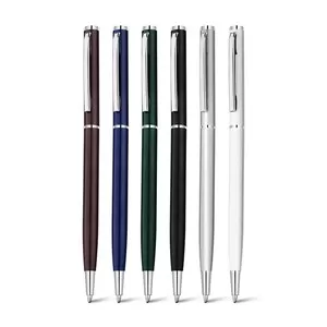 Caneta de Metal Personalizada | Dimensões (L x A x P): 1.0 x 13.0 x 0.8 | Peso = 10 g