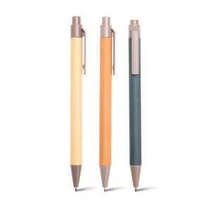 Caneta Ecológica Reciclável Personalizada | Dimensões (L x A x P): 1.3 x 13.8 x 1.1 | Peso = 8 g