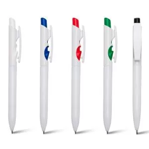 Caneta Plástica Personalizada | Dimensões (L x A x P): 1.6 x 13.7 x 1.3 | Peso = 10 g