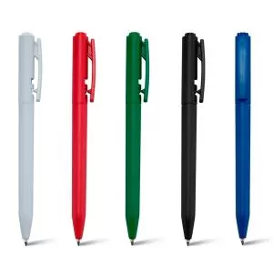 Caneta Plástica Personalizada | Dimensões (L x A x P): 1.5 x 13.7 x 1.2 | Peso = 10 g