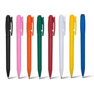 Caneta Plástica Personalizada | Dimensões (L x A x P): 1.6 x 13.6 x 1.2 | Peso = 6 g