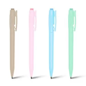 Caneta Plástica Personalizada | Dimensões (L x A x P): 1.5 x 13.5 x 1.3 | Peso = 8 g