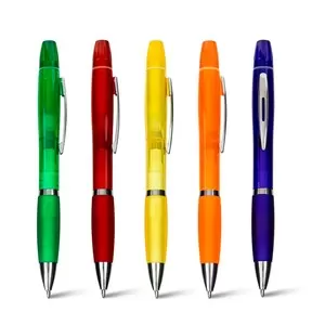 Caneta Plástica Personalizada | Dimensões (L x A x P): 1.6 x 14.2 x 1.3 | Peso = 12 g