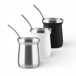 Copo Cuia Térmico Personalizado | Dimensões (L x A x P): 8.0 x 10.0 x 8.0 | Peso = 176 g