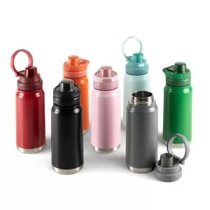 Garrafa Térmica Personalizada | Dimensões (L x A x P): 8.3 x 25.0 x 8.3 | Peso = 372 g