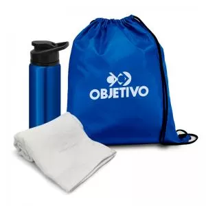 Kit Fitness Personalizado | Dimensões (L x A x P): 39.5 x 35.5 x 18.0 | Peso = 210 g