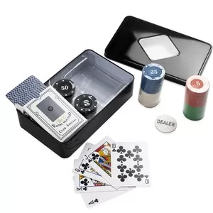 Kit Poker com 80 Fichas Personalizado | Dimensões (L x A x P): 19.2 x 4.7 x 11.0 | Peso = 550 g